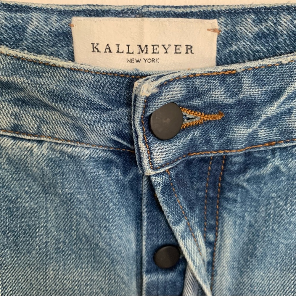 KALLMEYER Athena Flare Jean in Mid Blue Size 27 - Picture 4 of 11